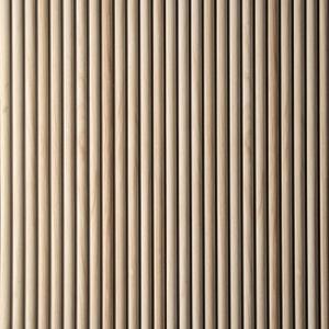 Wall!Supply 3D Wall Panels Faux Natural Wood Round Slatted Lightweight Foam (EPS) Wallpaper Alternative Easy DIY Installation 4 Pack, Covers 24.96 Sq Ft