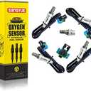 Sangyue Oxygen O2 02 Sensor 1 & 2 for 2010 2011 2012 2013 2014 2015 2016 Chevrolet Chevy Equinox GMC Terrain Buick Lacrosse Cadillac SRX 3.0L/3.6L Upstream + Downstream 4PCS