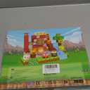 Large Magnetic Blocks 1" Building Cubes Toys for Kids Ages 4-6 5-7 8-12, Magworld Bamboo House Building Craft Construction Toy Set, Creative Sensory Toys Game Gift for 3+ Year Old Boys Girls