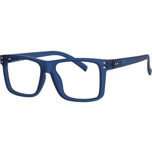 Eyekepper Oversized Reading Glasses Square Large Frame Readers for Men and Women (Blue)