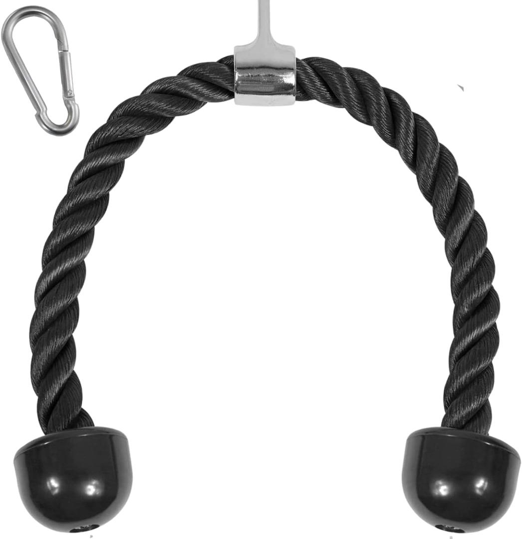 Yes4All Tricep Rope - Exercise Machine Attachment Press Down - 27" Rope Length