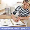 2026 Planner, Weekly and Monthly Calender Planner, Jan 2026 to Dec 2026, Hardcover 2026 Calendar Book with Tabs & Inner Pocket, Office Home School Supplies for Women & Men - A4 (8.5" x 11"), Lavender