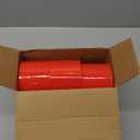 Juexica Construction Seaming Tape Red 3" x 55 Yards Sheathing Sealing Tape Underlayment for Foam Board Insulation, Vapor Barrier, House Wrap(6 Rolls)