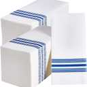 Vplus 300 PACK Guest Towels Disposable Bathroom, Decorative Bathroom Napkins Cloth Feel, Soft, and Absorbent Disposable Paper Hand Towel for Dinners, Kitchen, Parties, Weddings, Christmas Party