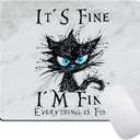 2 x Cat Mouse Pad Mouse Pads for Desk,Travel Mousepad for Wireless Mouse Gaming Work Laptop,Personalized Computer Mouse Mat, Home Decor Office Desk Accessories