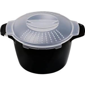 Pmperd Chf Large Micro Cookware 2 Quart, Microwave Steamer for Vegetables, Cooker for Microwave - BPA Free, Dishwasher Safe
