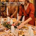 TECHLONG Flickering Flameless Candles with 3D Moving Flame, 6 Pack Battery Operated Candles with Remote Timer, 2" x 4" Ivory Real Wax Pillar Electric LED Candle for Wedding Party