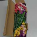AGIRL 24 Bundles Artificial Flowers for Outdoor,Fake Flowers No Fade Plastic Faux Plants for Decoration Hanging Planters Outdoor&Indoor Garden Patio Porch Window Party Farmhouse