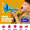 Mini Explorer Voice Changer for Kids for Kids - Voice Changing Device for Boys & Girls Ages 3-8+ Olds Birthday Gifts for 3, 4, 5, 7, 8 Year Old Boy - Toys Gift Ideas for Kid, Toddler