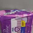 Poise Incontinence & Postpartum Pads for Bladder Leaks, 7 Drop Ultra Absorbency, Long Length, 39 Count