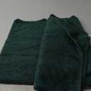 DAN RIVER Pack of 1 Bath Sheet 40x80 Inches, Oversized Bath Towels Extra Large, Organic Cotton Towels for Bathroom - Hunter Green