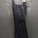 Maison Tara Women's Bubble Hem Knee-Length Dress (6, Navy/Ivory)