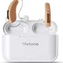 Vivtone Rechargeable Hearing Aids, Pair, TM508