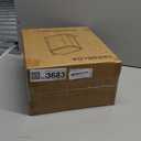 CEROELDA Small Bathroom Trash Can with Lid Soft Close-5L/1.3 Gal Stainless Steel Garbage Can-Step Pedal Wastebasket Slim Trash Bin for Office, Bedroom, Toilet, Live Room-White