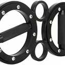 FIITY 8 Pounds Multifunctional Hand and Forearm Trainer - Spinning Burn Muscle Training - 360 Degree Rotating Grips Sliver/Black