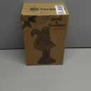 Solar Flamingo Gnome Garden Decor Statue, Outdoor Funny Solar Light Decoration for Yard, Patio, Lawn, Unique Housewarming, Birthday Gift for Women, Mom, Grandma