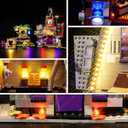 2 x LED Lighting Compatible with Lego Minions and Gru's Family Mansion 75583, Light Kit Compatible with Lego 75583, Giving Light to Model, NOT Included The Model SetStandard Version