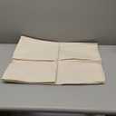 Rectangle Tablecloth,Wipeable Vinyl Tablecloths with Flannel Backing,Plastic Outdoor Oil-Proof Waterproof Table Cloth,Both Indoors and Outdoors(Beige, 52" x 70")