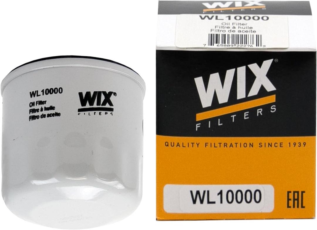 WIX WL10000 Oil Filter Replacement, Built for Synthetic and High Mileage Oil - Compatible With Honda Motorcycles Scooters