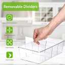 Multi Purpose Clear Plastic Bins 2 piece