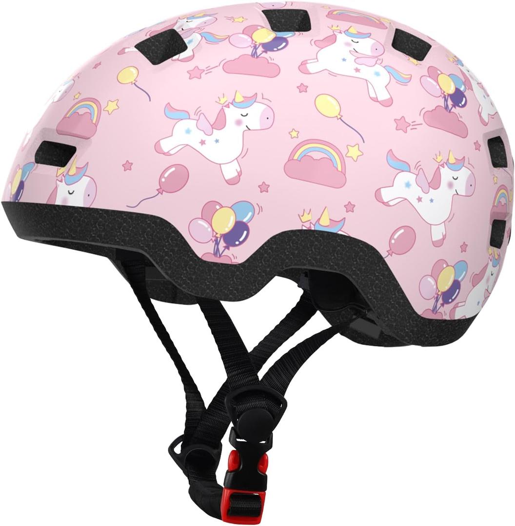 Toddler Bike Helmet for Ages 1-3/2-4/3-5-6 Years Old | Baby Infant Kids Helmet Adjustable Dial Fit & 12 Vents | Lightweight CPSC Certified Helmet for Boys Girls for Cycling, Scooter, Skateboard, Small for Toddler 2-6Years/ 18.9"-21.3"