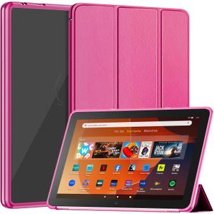 Sanyetral Tablet Protective Case with Auto Wake/Sleep Function, Incompatible with TCL Nokia -Raspberry