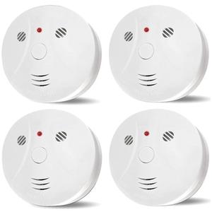 4 Pack Combination Carbon Monoxide Detector Battery Operated