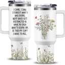 Funny Gifts for Senior Women, I Came I Saw I Forgot Tumbler 40 OZ, Old People Gifts, Birthday Retirement Christmas Gift for Older Woman, Insulated Tumblers for Seniors Citizen Wife Mom Aunt Grandma