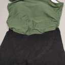 Women One Piece Tummy Control Swimsuit Modest Swim Dress Bathing Suit Skirt Swimwear (Green, M)