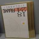 VIOLABBEY 18x24 Frame Set of 5, Gold Picture Frames for Wall Mounting Vertically or Horizontally, Gallery Wall Frame