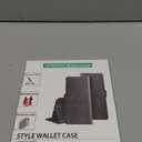 SUANPOT for Galaxy S22+ 5G RFID Leather Wallet Case, Credit Card Holder, Flip Folio, Shockproof Cover - Light Brown