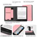 CoBak Stand Case for 7" Kindle Paperwhite 12th Gen 2024 and Kindle Colorsoft with Hand Strap - Compatible with iPhone MagSafe, for Samsung/Belkin/Anker Wireless Charging Pads, Durable, Auto Sleep Wake