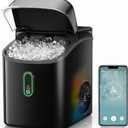 Silonn WiFi Nugget Ice Maker Countertop, 33Lbs/24H Soft Chewable Pebble Ice Machine, Timer Function & App Status Alerts, Compact for Home, Kitchen & Office Use