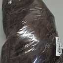 HYSEAS Set of 2 Decorative Faux Fur Throw Pillow Covers, Brown Fluffy Soft Fuzzy Square Cushion Cover Pillow Case for Sofa, Couch, Chair, Bed, Cafe, 18 x 18 Inches