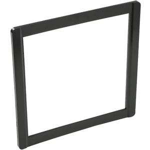 CHEDA High & Mid Roof Vent Adapter Compatible with 14" x 14" opening; The vent adapter outside dimension is 16 3/4 X 16 3/4 Black