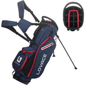 14-Way Golf Stand Bag, Lightweight Golf Bag with Stand for Men and Women (Blue)