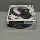 Tatybo Wireless Gaming Headsets for Ps5 Ps4 PC, 2.4GHz USB & Type-C Gaming Headphones, 40H+ Hrs & 7.1 Surround Sound with Noise Canceling Microphone for Switch Phone