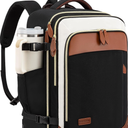 LOVEVOOK Rolling Backpack for Women, 50L Travel Backpack with Wheels, Carry on Luggage for Men, 17.3 Inch Wheeled Laptop Bag, Flight Approved Personal Item Suitcase Size: XLarge-18.5 Inch-50L-1Pcs with Wheels