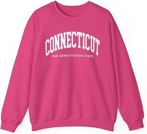 Connecticut Adult Unisex Crewneck Sweatshirt, Small