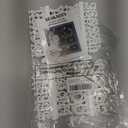 1 Inch Letters for Felt Letter Board, 188 Pieces Including Characters, Numbers & Symbols for Changeable Plastic Message Boards by Veskaoty (White)