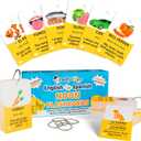 300 Vocabulary Flashcards | Double Sided English-Spanish Flash Cards for Adults & Kids Ages 12+ | Portable Noun Flash Cards to Learn Spanish for Adult Beginners