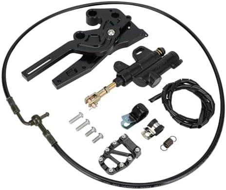 CHANGCHENG Dirt Bike SurRon Rear Foot Brake Kit Aluminum CNC for Surron Light Bee X/S Segway X160/X260 Electric Dirt Bike Black