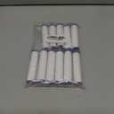 Showerhead Filters 11Pcs, Ion Shower Drops Head Filter, PP Cotton Filtered Shower Handheld, Filter Element Multiple Specifications, Suitable for Different Models of Shower Heads (White, 9cm/3.54in)