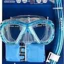 SunDay, Shark Snorkel Pack, 3 Pieces, Blue, Pack Of 2