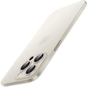 JETech Ultra Slim Case for iPhone 15 Pro Max 6.7-Inch, Not for iPhone 15/15 Plus / 15 Pro, Camera Lens Cover, Lightweight Matte Finish PP Hard Minimalist Case (Natural Titanium)