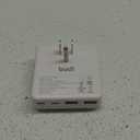 BUDI Flat USB C Wall Charger, 34W 4-Port Slim USB Wall Charger, Fast Charging Block with 20W Port Power Delivery and Dual Type-C for iPhone 16/15/14/13/12/11/Pro Max/XS/XR/8/7,Tablets