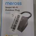 meross Outdoor Smart Plug Compatible with Apple HomeKit, Siri, Alexa, Google Assistant and SmartThings, Waterproof Outdoor Outlet, Remote & Voice Control, Timer, FCC and ETL Certified