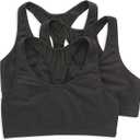 Hanes Women's Racerback Cotton T-Back Bralette (3 Pack) (Medium)