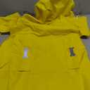 Waterproof Dog Raincoat, Adjustable Reflective Lightweight Pet Rain Clothes with Poncho Hood (3X-Large, Yellow)