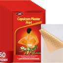 50 Count Capsaicin Patches,4.72"x7.08" Hot Capsicum Patch
